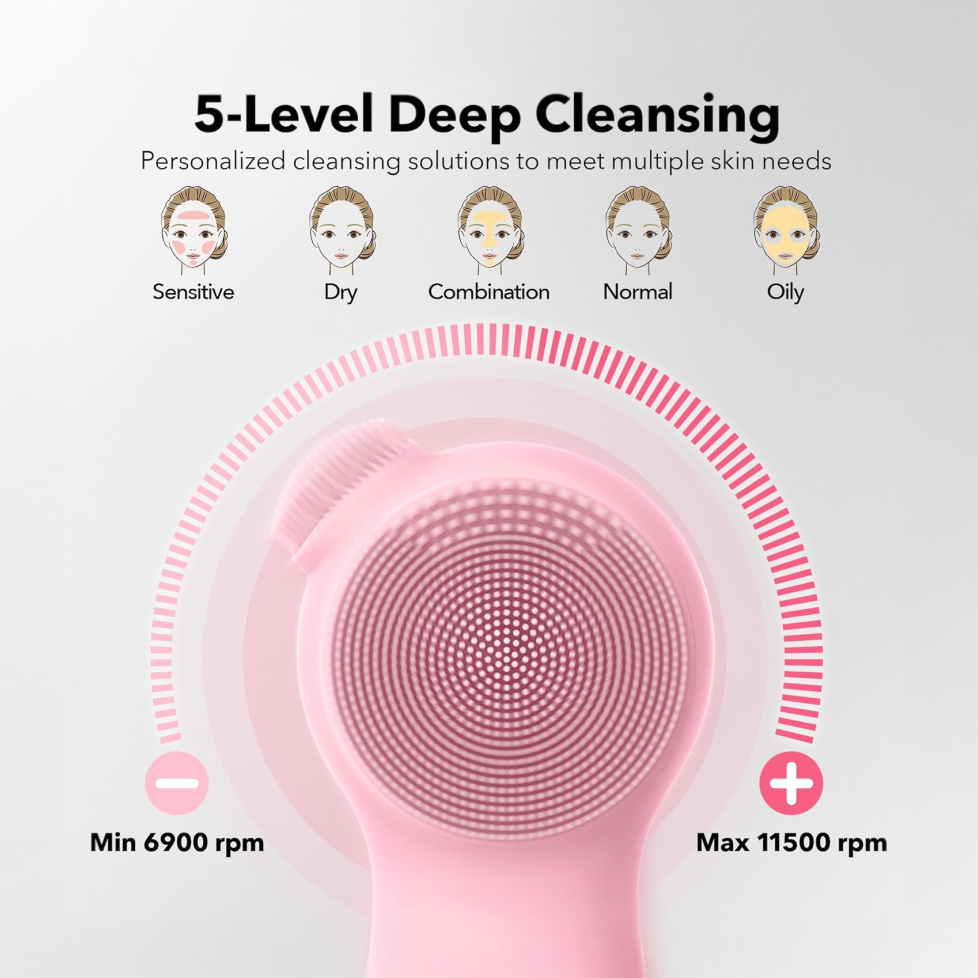 Ultrasonic Facial Cleansing Brush