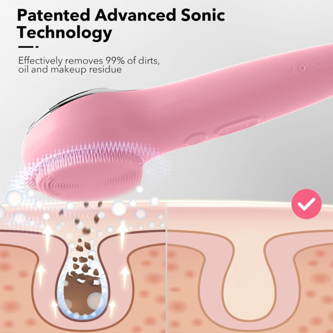 Ultrasonic Facial Cleansing Brush